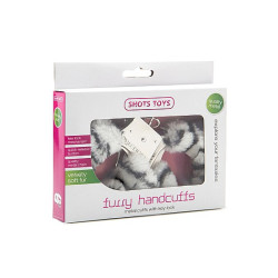 Shots Toys Menottes Furry Zèbre
